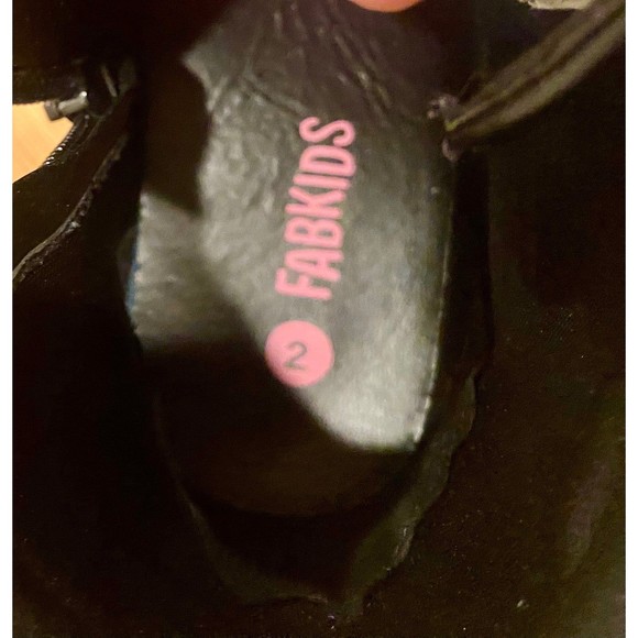 Girls Black Booties - Picture 4 of 4